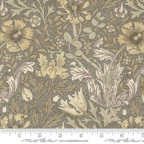 Ebony Suite - Best Of Morris By Barbara Brackman For Moda Compton Floral Dove