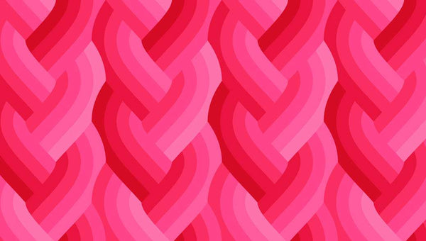 Echo Braid By Emily Van Hoff For Moda Dark Pink