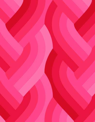 Echo Braid By Emily Van Hoff For Moda Dark Pink