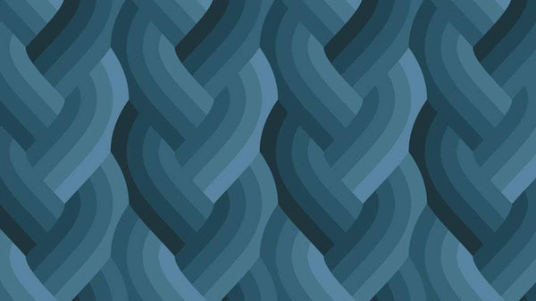 Echo Braid By Emily Van Hoff For Moda Navy