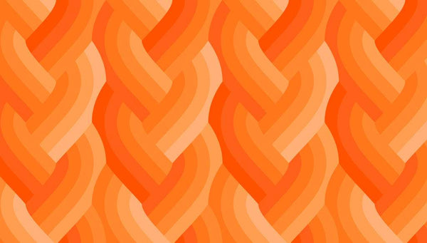 Echo Braid By Emily Van Hoff For Moda Orange