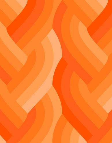 Echo Braid By Emily Van Hoff For Moda Orange