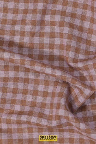 Eden Gingham Lilac / Cocoa