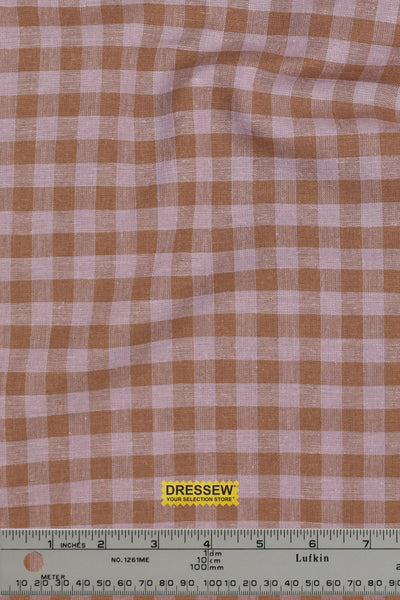 Eden Gingham Lilac / Cocoa