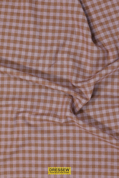 Eden Gingham Lilac / Cocoa