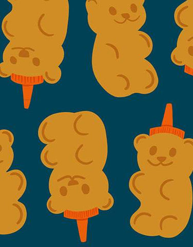 Egg And Friends Honey Bears By Kimberly Kight Of Ruby Star Society For Moda Galaxy