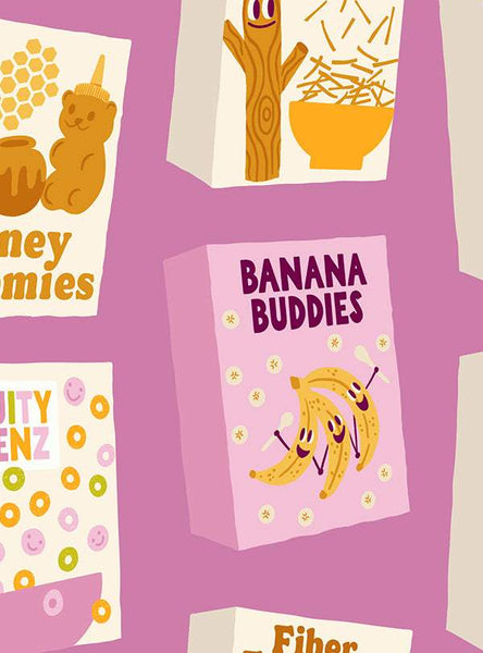 Egg And Friends Novelty Cereal By Kimberly Kight Of Ruby Star Society For Moda Heliotrope