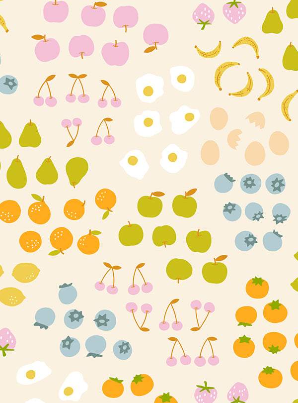 Egg And Friends Novelty Fruit By Kimberly Kight Of Ruby Star Society For Moda Natural