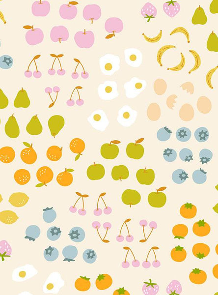 Egg And Friends Novelty Fruit By Kimberly Kight Of Ruby Star Society For Moda Natural