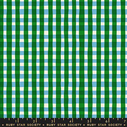 Egg And Friends Tablecloth Check By Kimberly Kight Of Ruby Star Society For Moda Verdant