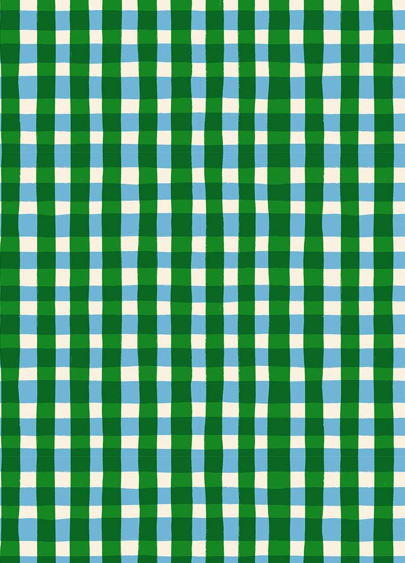 Egg And Friends Tablecloth Check By Kimberly Kight Of Ruby Star Society For Moda Verdant