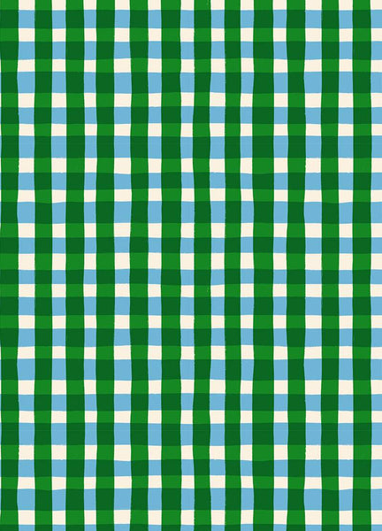 Egg And Friends Tablecloth Check By Kimberly Kight Of Ruby Star Society For Moda Verdant