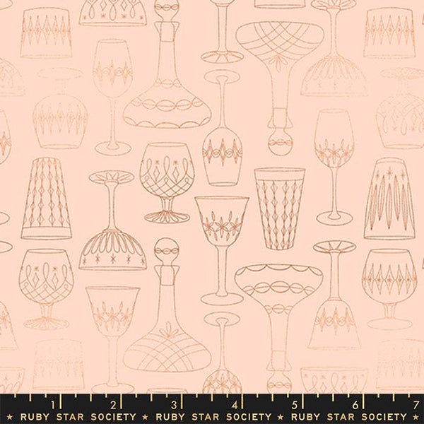 Elixir Decanted By Melody Miller Of Ruby Star Society For Moda Peach / Metallic