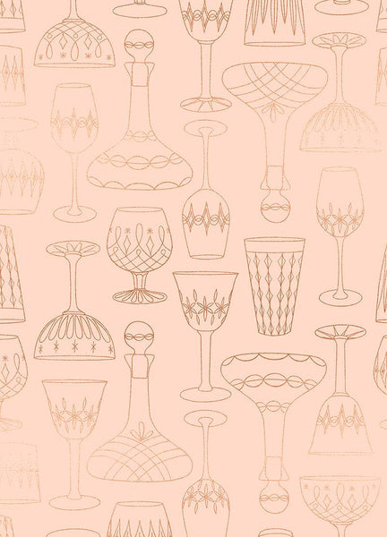 Elixir Decanted By Melody Miller Of Ruby Star Society For Moda Peach / Metallic