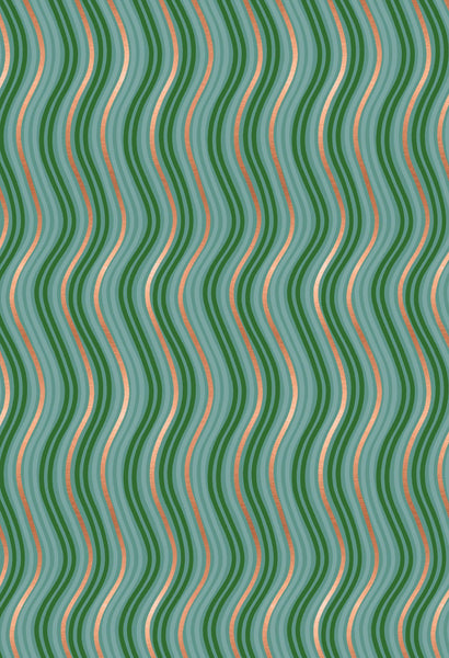 Elixir Wavelength By Melody Miller Of Ruby Star Society For Moda Succulent / Metallic