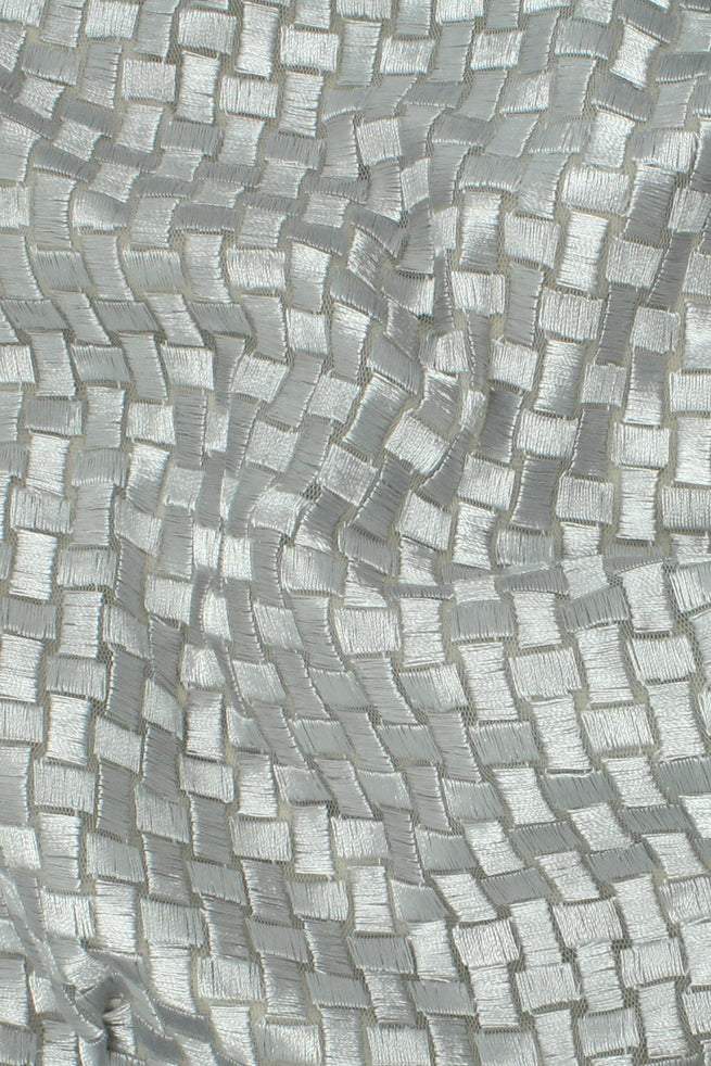 Embroidered Patches Silver