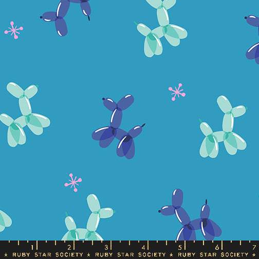 Eye Candy Balloon Animal By Ruby Star Society For Moda Cerulean