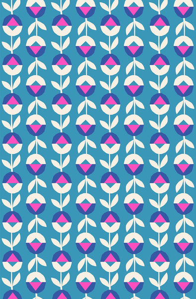 Eye Candy Flower Chain By Ruby Star Society For Moda Cerulean