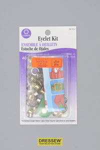 Eyelet Kit 8mm (5/16") Gold & Silver