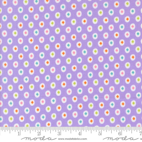 Fab Boo Lous Diamond Dots By Me And My Sister For Moda Grape Soda