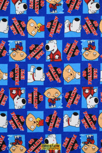 Family Guy Flannel Blue / Red