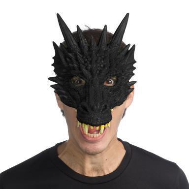 Fantasy Dragon Mask Black