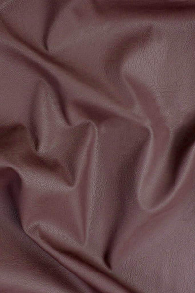 Faux Leather Burgundy