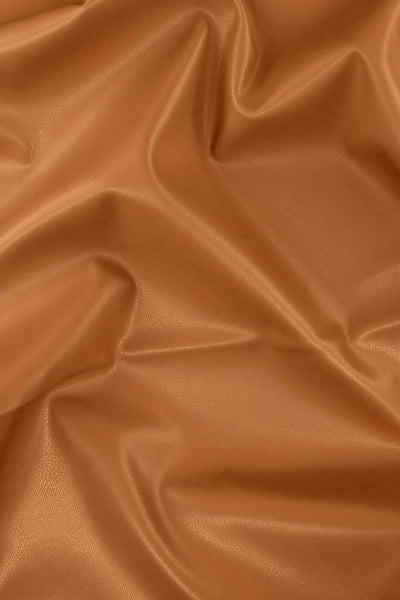 Faux Leather Caramel
