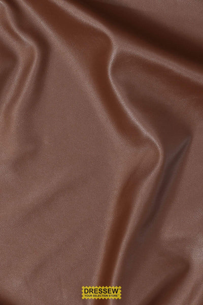 Faux Leather (Garment Weight) Milk Chocolate