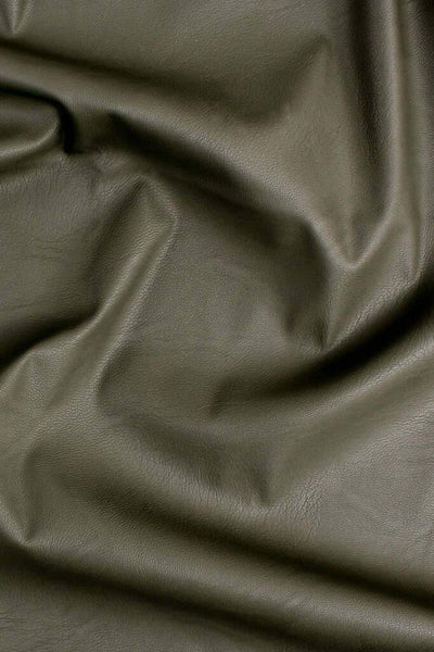 Faux Leather Khaki