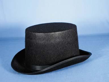 Felt Top Hat 12.5cm (5") Black
