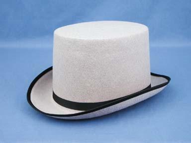 Felt Top Hat 12.5cm (5") Grey