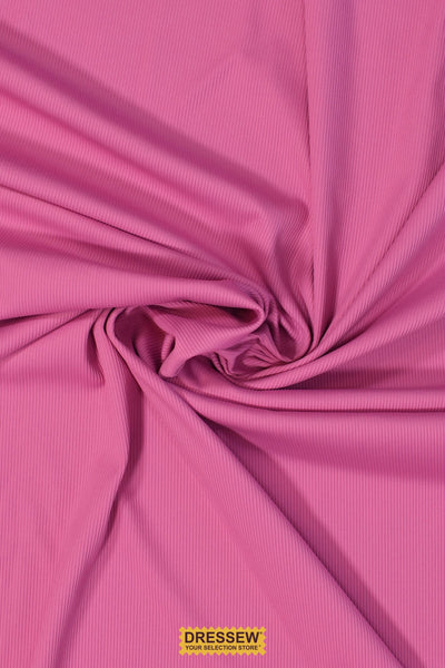 Fine Lycra Rib Knit Orchid