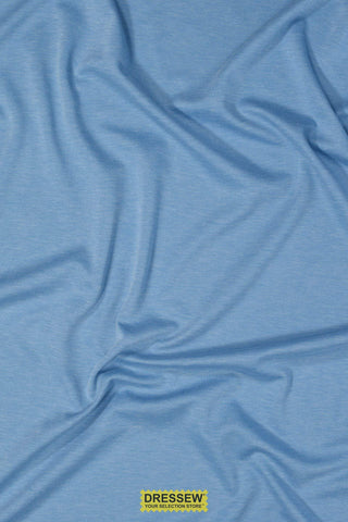 Fine Pique Knit Light Blue Melange