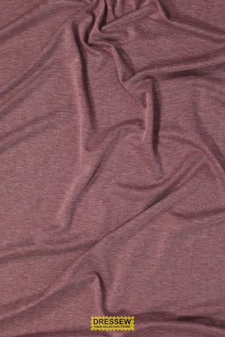 Fine Pique Knit Maroon Melange