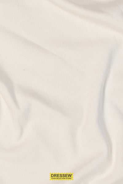Fine Rib Knit Off White