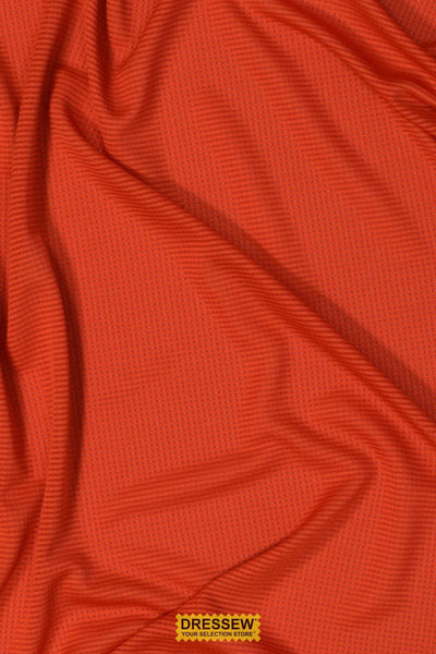 Fine Shadow Stripe Knit Rust