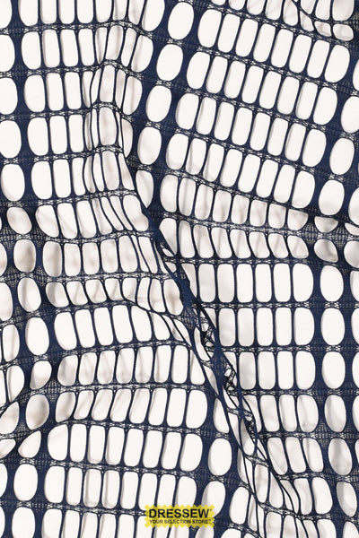 Fishnet Drapery Navy