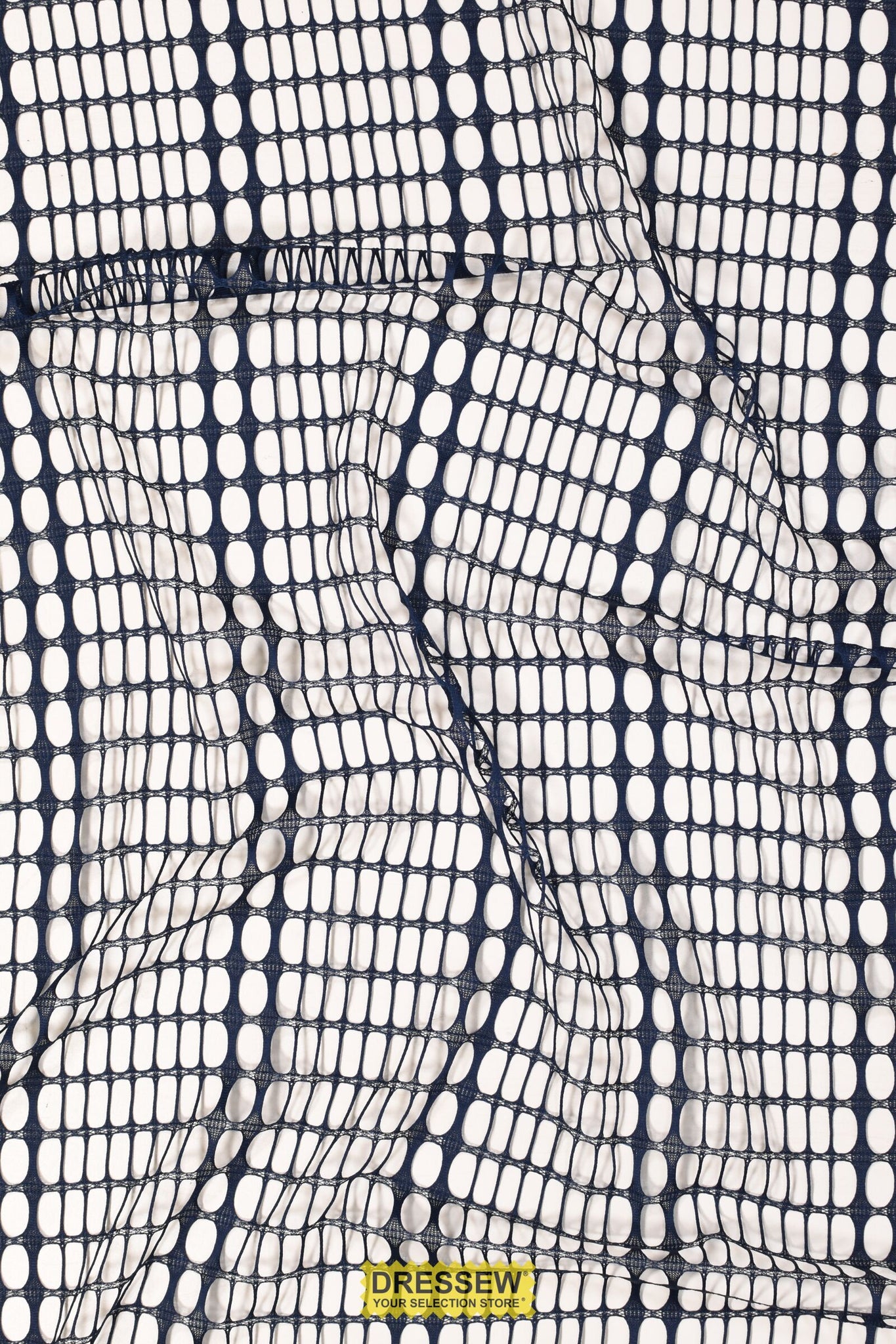 Fishnet Drapery Navy