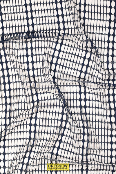 Fishnet Drapery Navy