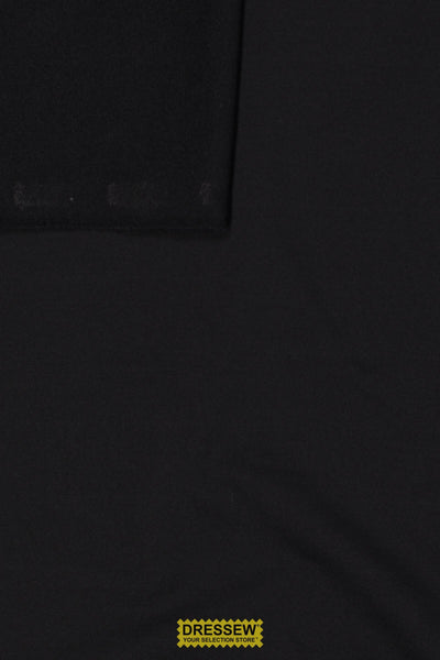 Fleece Backed Jersey Black