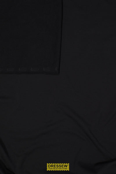 Fleece Backed Jersey Black