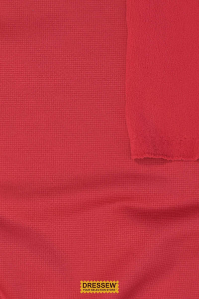 Fleece Backed Outerwear Red