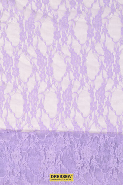Floral Stretch Lace Lavender