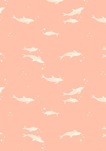 Florida Volume 2 Dolphins By Sarah Watts Of Ruby Star Society For Moda Peach