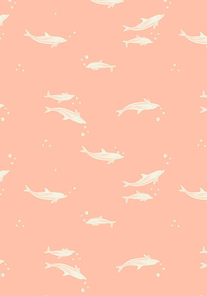 Florida Volume 2 Dolphins By Sarah Watts Of Ruby Star Society For Moda Peach