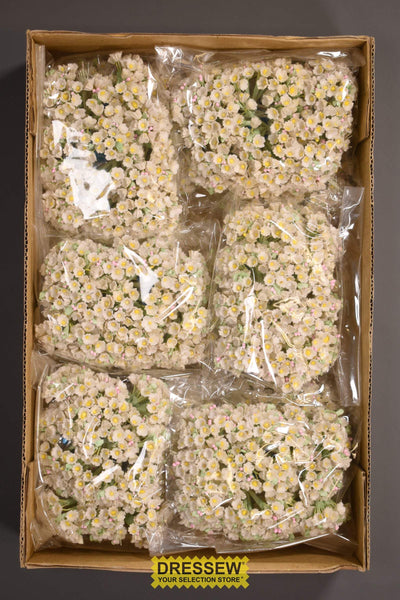 Flower Bunch - Case of 144 - White Multi