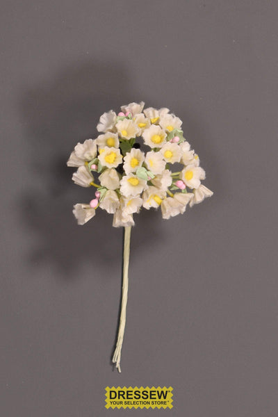 Flower Bunch - Case of 144 - White Multi
