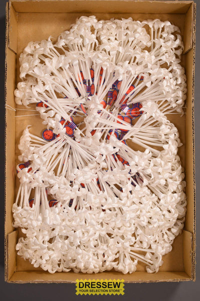 Flower Bunch - Case of 96 - Pure White