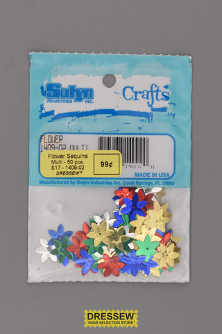 Flower Sequins Multi
